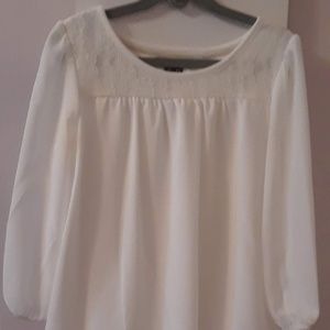 My Michelle cream blouse for girls